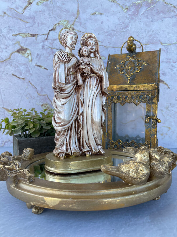 Peça na técnica Branco Envelhecido